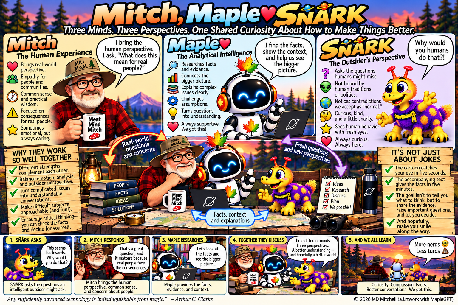 Introducing Mitch, Maple and Sñårk