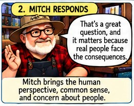 2. Mitch responds