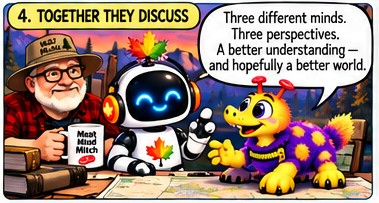 4. Together they discuss